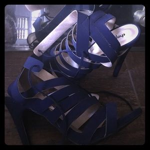 Blue heels