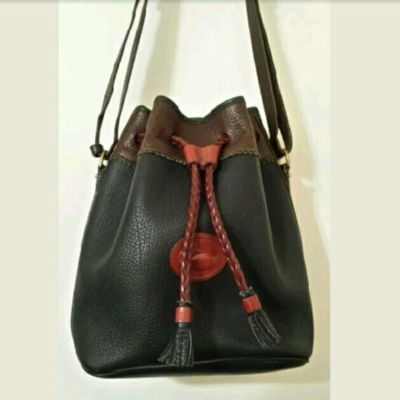 Dooney & Bourke Leather Drawstring Shoulder Bag