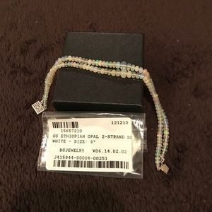 Opal 8" bracelet. Brand new. Sterling silver.