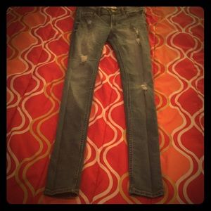 Hollister ripped jeans