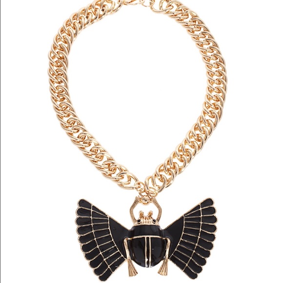 Asos Premium Black & Gold Necklace