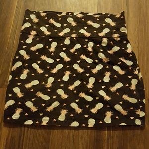 Pineapple Mini Skirt from Charlotte Russe