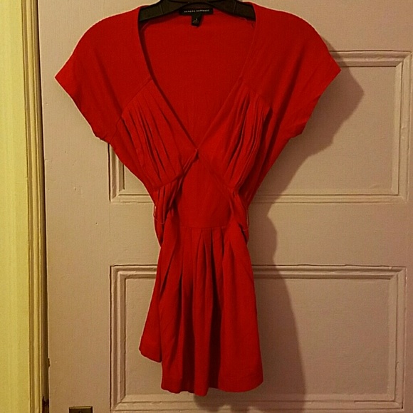 Banana Republic red top