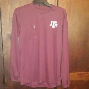 Youth athletic long sleeve Texas A&M Aggie shirt