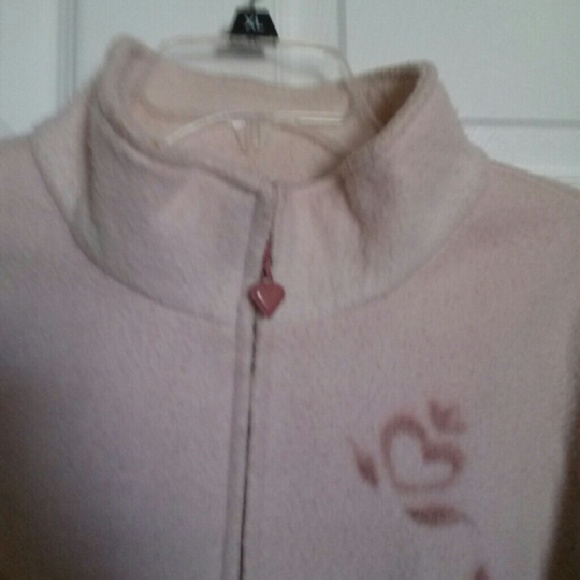 SOLD!!! Alfred Dunner Light Pink Fleece Jacket - Picture 5 of 5
