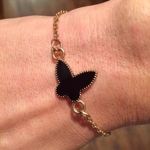 Black Butterfly Bracelet