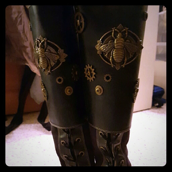 Steampunk boots - Picture 1 of 2