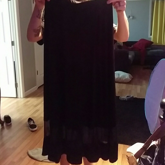 Maxi skirt.