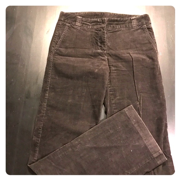J.Crew: Brown straight-leg corduroy trousers