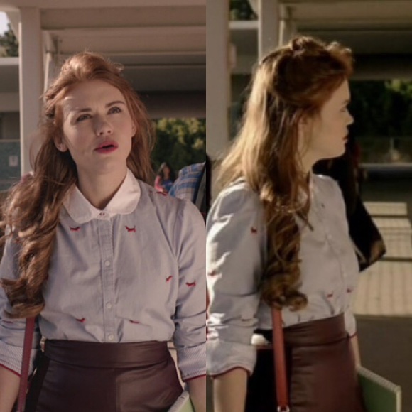 TH Basset Hound Embroidered Shirt ASO Lydia Martin