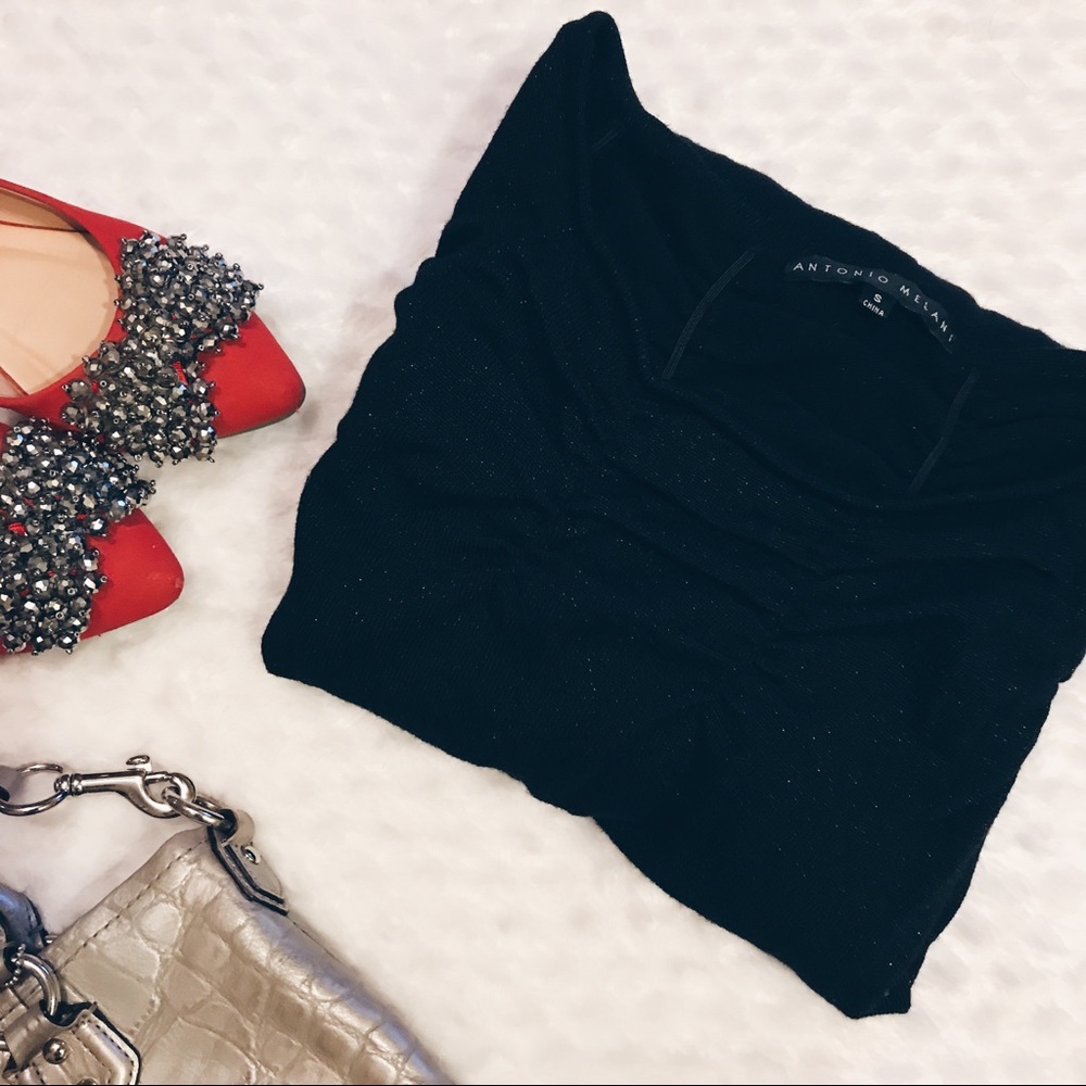 ❌SOLD❌ Antonio Melani - Black Sweater Dress