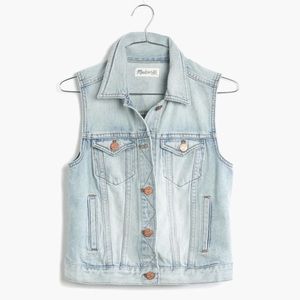 Madewell Jean Vest - Cora Wash