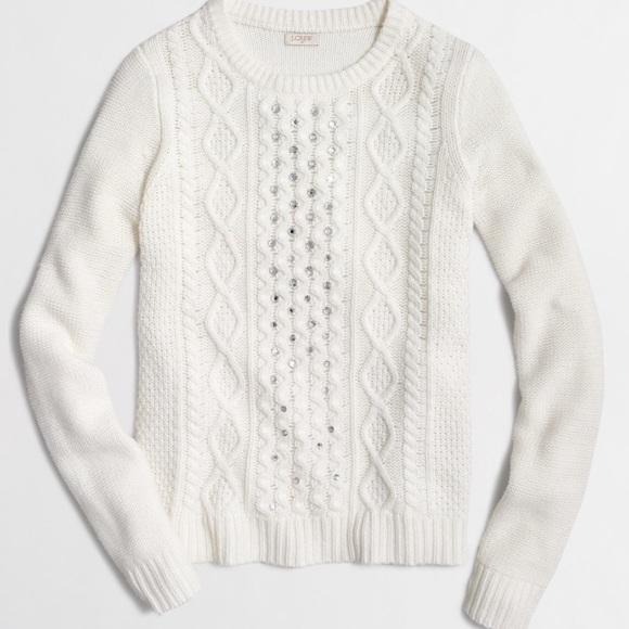 J.Crew cable knit sweater - Picture 2 of 7