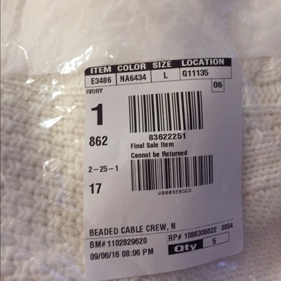 J.Crew cable knit sweater - Picture 5 of 7