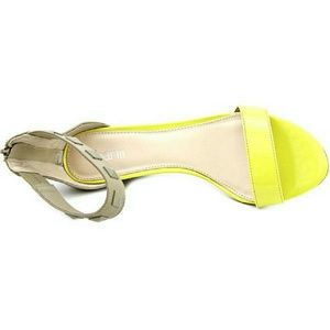 Bar lll Yellow/Gray Wedge Sandal