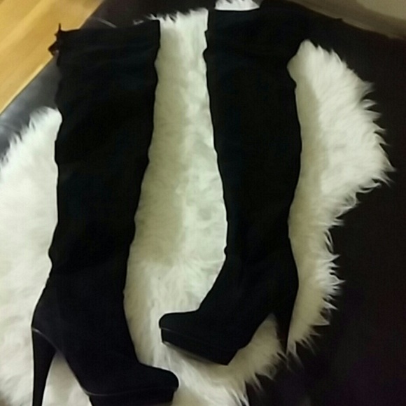 Suede like Over the knee boots