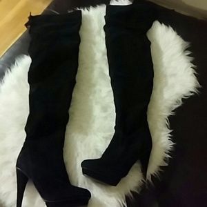 Suede like Over the knee boots