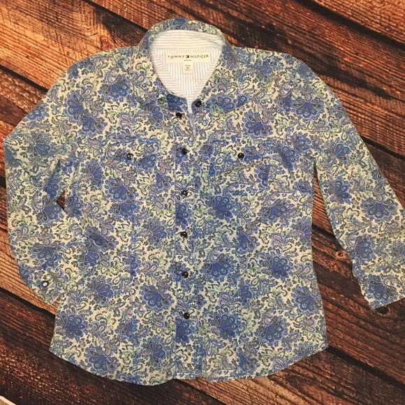 Tommy Hilfiger Tops - Tommy Hilfiger Paisley Blouse