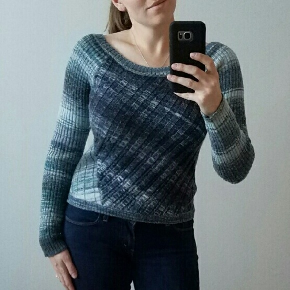 Free People Blue Sweater