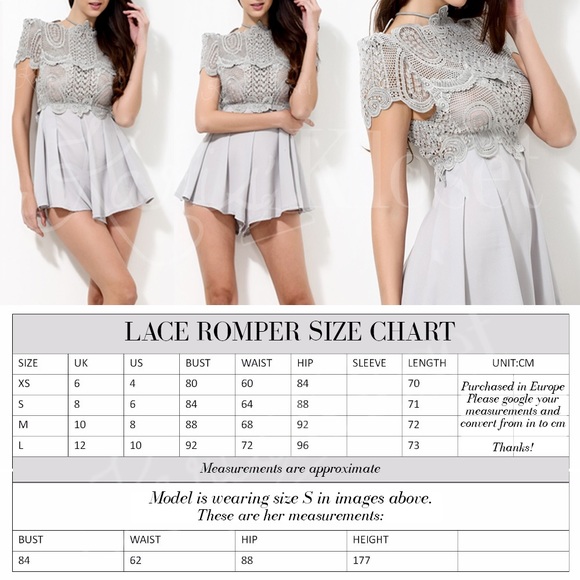 Sold | NEW Grey Flirty Romper - Picture 4 of 4