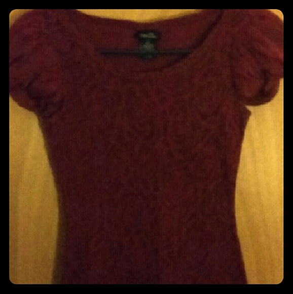 Burgundy/purple rue 21 short sleeve