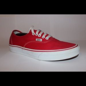 Authentic Red Vans *Used*