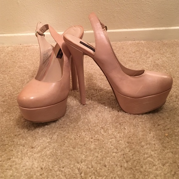 Nude Heels by Steve Madden. Size 8.5