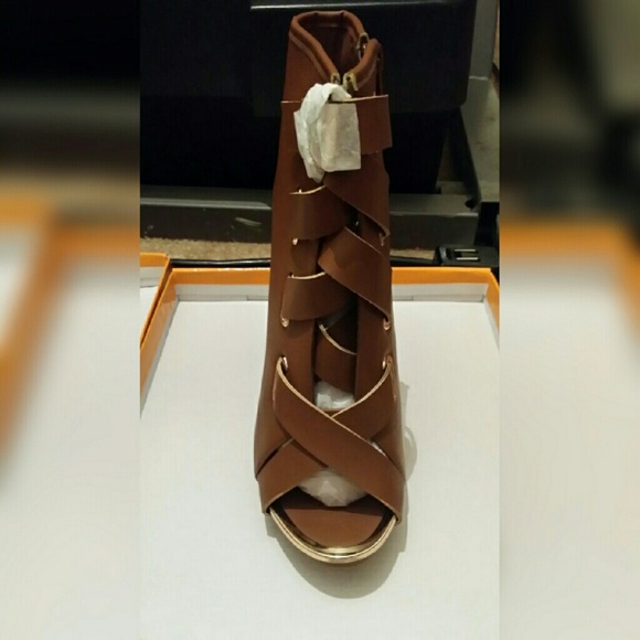 Tan Ankle Booties - Picture 2 of 2