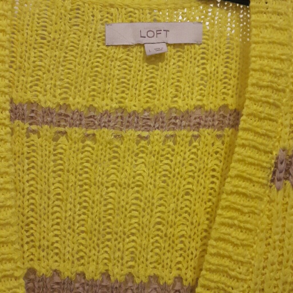 Yellow long sleeve sweater