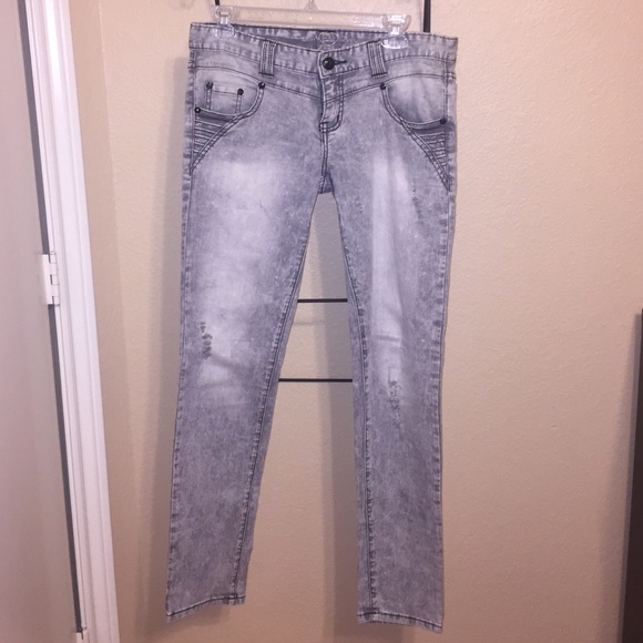 Bebe jeans - washed out grey
