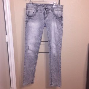 Bebe jeans - washed out grey