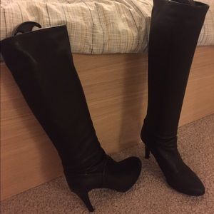 Chloe high heels black boots