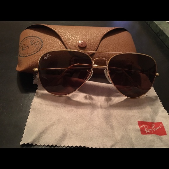 Ray ban aviator glasses