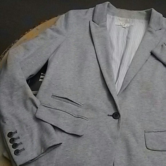 LOFT Soft cotton grey blazer sz.10