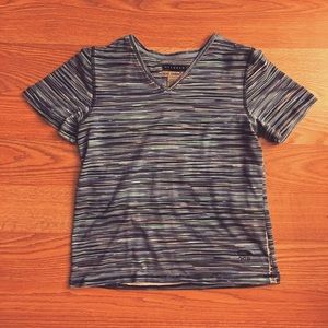 Multi colored v neck