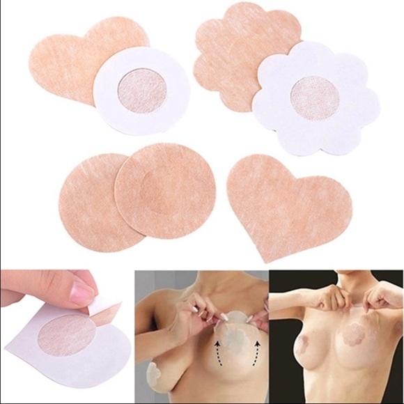 30pc flower shape nipple invisible and 30 liftings