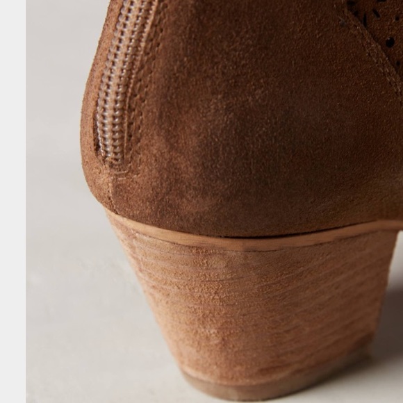 Anthropologie camel cut out booties "Judit" - Picture 2 of 5