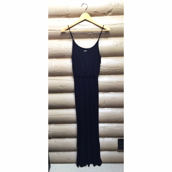 Nordstrom Lush Black Maxi w/ Cinched Waist NWOT