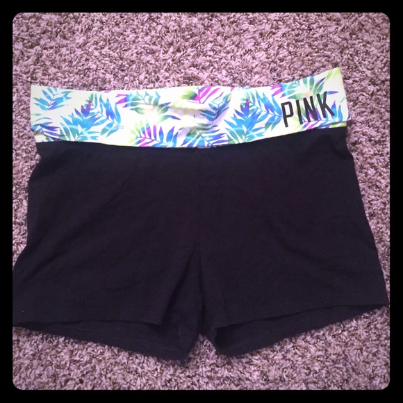 PINK yoga shorts