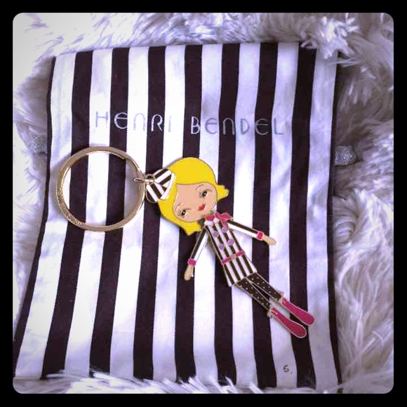 💃🏼Henri Bendel Bendel Girl Key Chain💃🏼