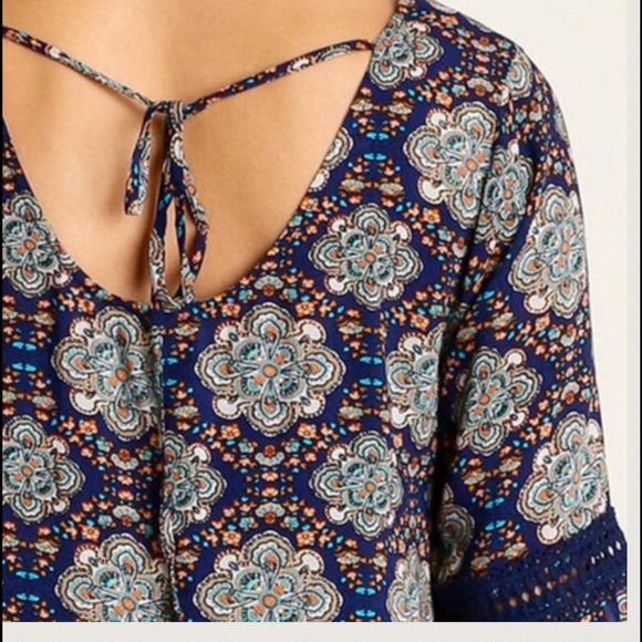❗️Boho Paisley Tunic Slip Dress NWT - Picture 4 of 4