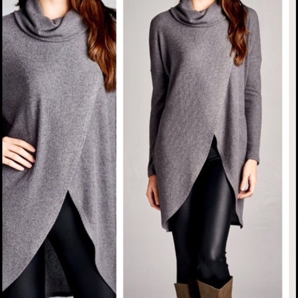 Fashion BohoLoco Dresses & Skirts - ❗️SOLD OUT ! RESTOCKED! Foldover Sweater Tunic