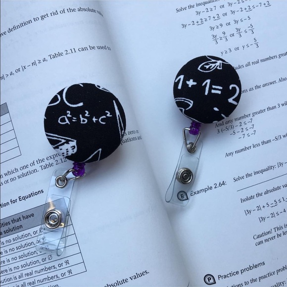 Math Badge Button