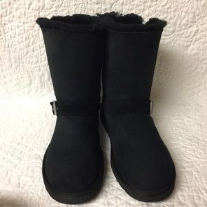 Ugg Women's Blaise Moto Glitter Black