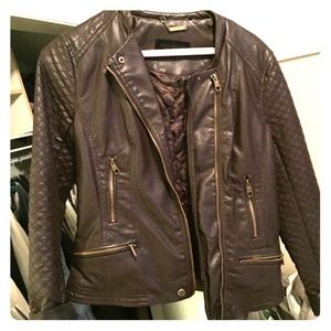 Steve Madden brown leather jacket