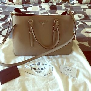 Prada Saffiano Argilla Bag