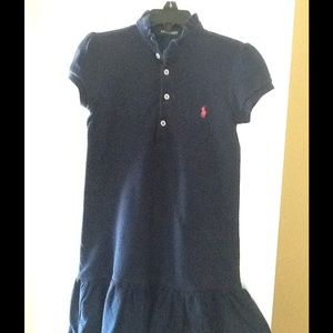 Navy blue girls dress