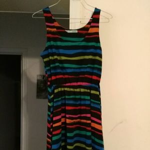 LAST CHANCE Maurices High Low Striped Dress