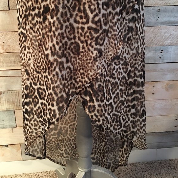 High-low animal print skirt - Picture 3 of 8