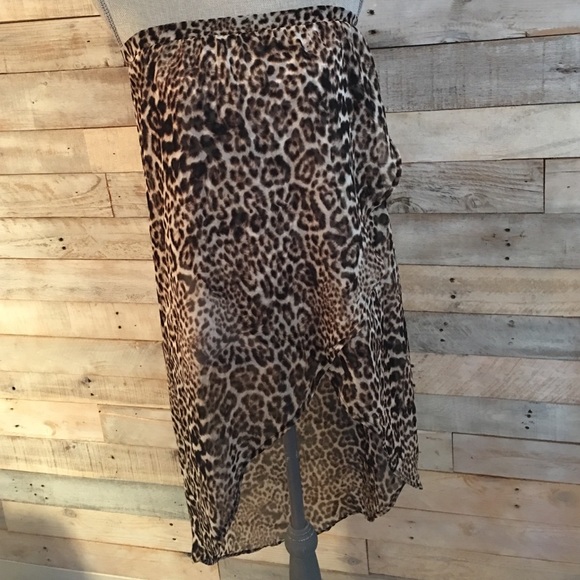 High-low animal print skirt - Picture 4 of 8